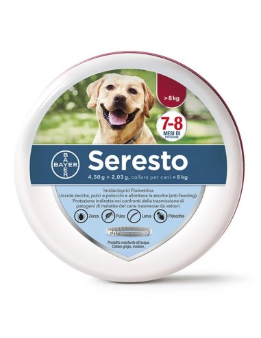 SERESTO CANI OLTRE 8KG COLLARE ANTIPARASSITARIO - 70CM