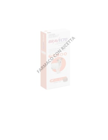Bravecto Cani 4,5-10 kg 1 Compressa Masticabile 250 mg