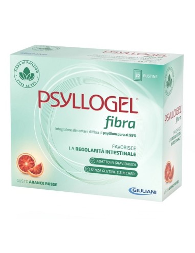 PSYLLOGEL FIBRA ARANCE ROSSE GIULIANI 20 BUSTINE
