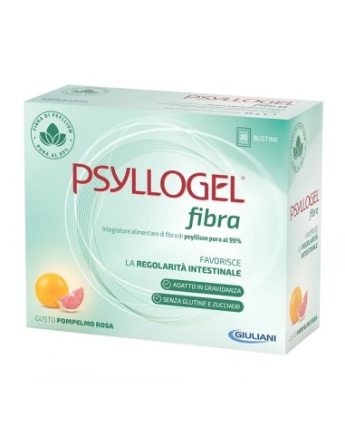 PSYLLOGEL FIBRA POMPELMO ROSA GIULIANI 20 BUSTINE