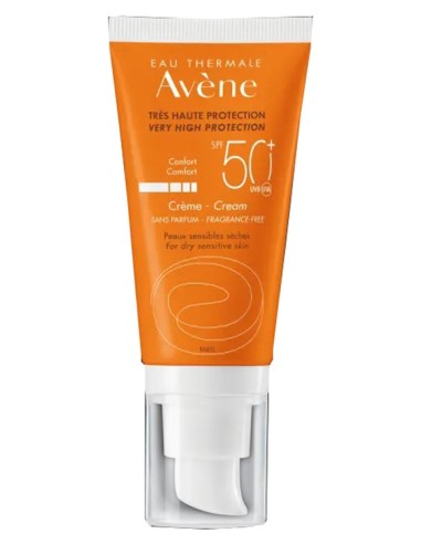 AVENE SOLARE CREMA SPF50+ SENZA PROFUMO NUOVA FORMULA 50 ML