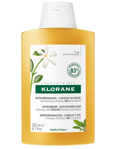 KLORANE LES POLYSIANES NUTRI REPAIR SUN SHAMPOO CON TAMANU E MONOI 200 ML