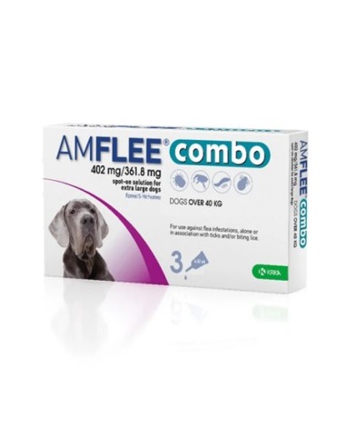 AMFLEE® Combo 402mg/361,8mg Cani (+40Kg) KRKA 3 Pipette