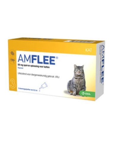AMFLEE SPOT-ON GATTI 3 PIPETTE ANTIPARASSITARIE