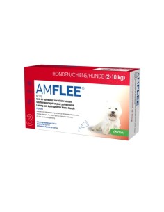 AMFLEE 67mg Spot-On Cani Da 2-10Kg KRKA 3 Pipette