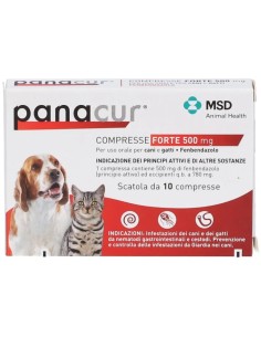 Panacur Forte 500mg MSD Animal Health 10 Compresse