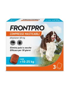 FRONTPRO Cani 10-25Kg 3 Compresse Antiparassitarie