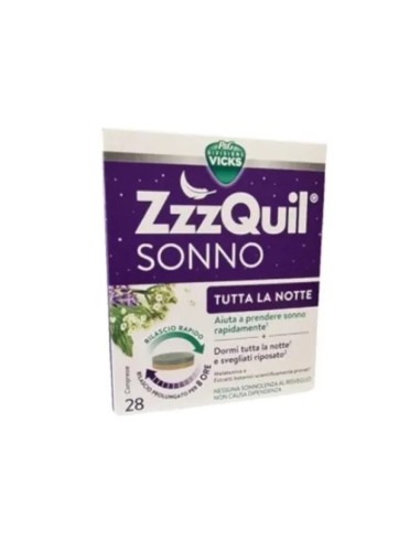 VICKS ZZZQUIL SONNO TUTTA LA NOTTE 28 COMPRESSE