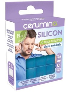 CERUMINA TAPPI IN SILICONE 6 PEZZI