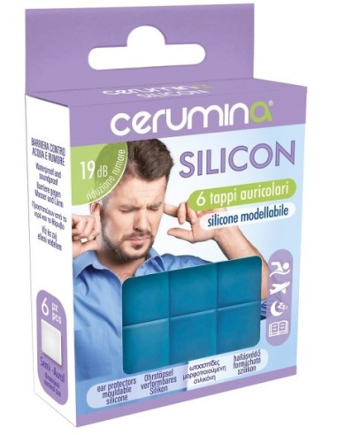 CERUMINA TAPPI IN SILICONE 6 PEZZI