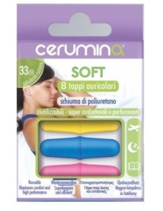 CERUMINA SOFT TAPPI AURICOLARI 8 PEZZI