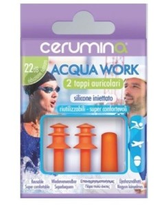 CERUMINA ACQUA WORK TAPPI IN SILICONE 2 PEZZI
