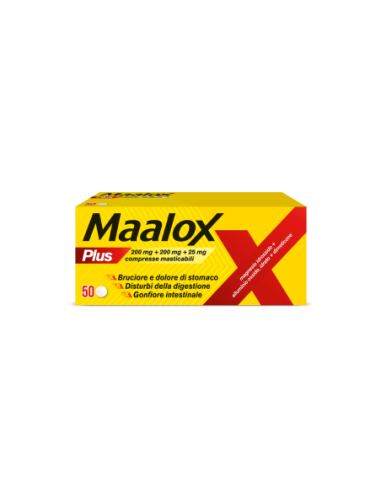 Maalox Plus 50 Compresse Masticabili