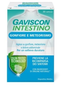 GAVISCON INTESTINO GONFIORE E METEORISMO 30 CAPSULE