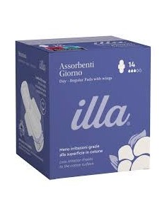 ILLA CARE ASSORBENTE GIORNO COTONE 14 PEZZI