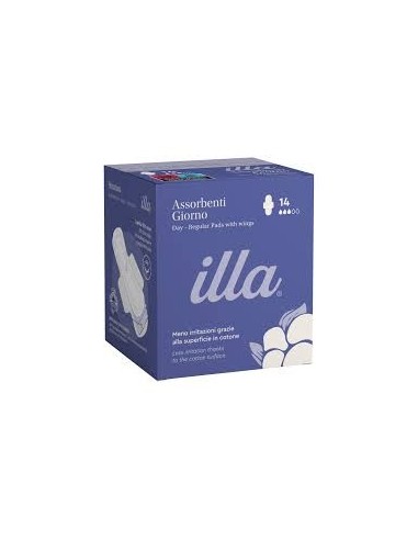 ILLA CARE ASSORBENTE GIORNO COTONE 14 PEZZI