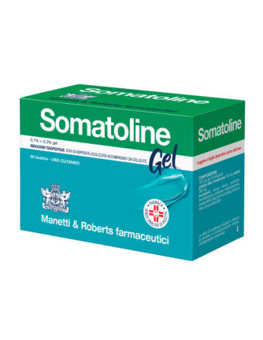 SOMATOLINE GEL 30 BUSTINE 10G 0,1% + 0,3%