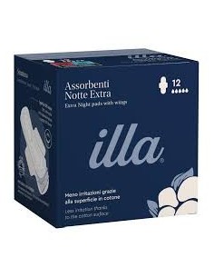 ILLA CARE ASSORBENTE NOTTE EXTRA 12 PEZZI