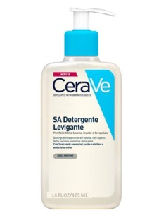 CeraVe Detergente con texture gel non schiumoso che deterge, esfolia e leviga la pelle, proteggendola 473 ml