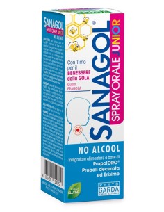 SANAGOL SPRAY MAL DI GOLA JUNIOR PROPOLI GUSTO FRAGOLA 20 ML