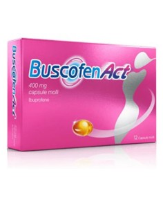 BUSCOFENACT ANTIDOLORIFICO 12 CAPSULE MOLLI 400MG