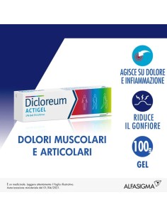 DICLOREUM ACTIGEL GEL 100G ANTIDOLORIFICO 1%