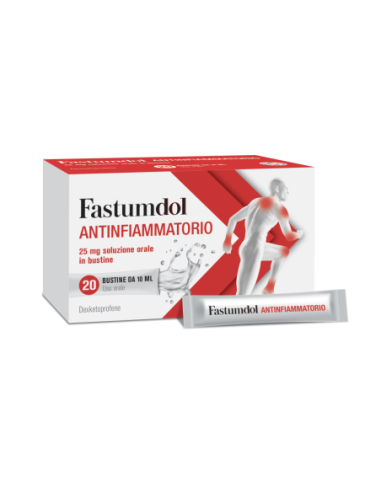 FASTUMDOL ANTINFIAMMATORIO 20 BUSTINE 10ML 25MG