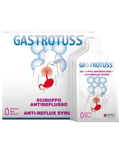SCIROPPO ANTIREFLUSSO GASTROTUSS 25 BUSTINE MONODOSE 20 ML