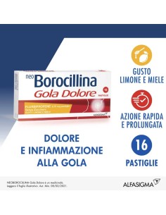 NEOBORO GOLADOLORE 16 PASTIGLIE LIMONE E MIELE S/Z
