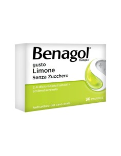 BENAGOL 36 PASTIGLIE MAL DI GOLA GUSTO LIMONE S/Z