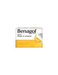 BENAGOL 24 PASTIGLIE MAL DI GOLA GUSTO MIELE LIMONE
