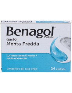 BENAGOL 24 PASTIGLIE MAL DI GOLA GUSTO MENTA FREDDA
