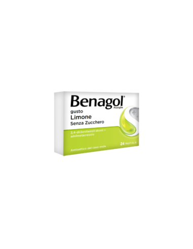 BENAGOL 24 PASTIGLIE MAL DI GOLA GUSTO LIMONE S/Z