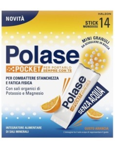 POLASE POCKET 14 STICK MONODOSE GUSTO ARANCIA SENZA ACQUA