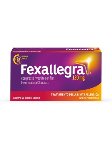 FEXALLEGRA ANTISTAMINICO 10 COMPRESSE RIVESTITE 120MG