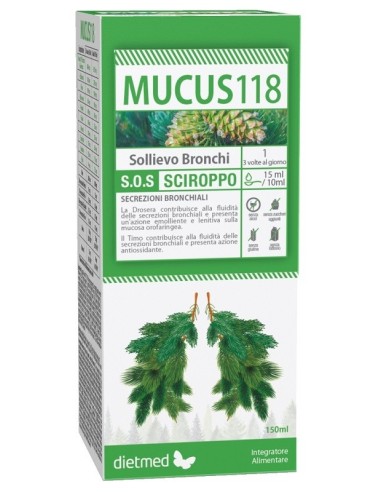 DIETMED MUCUS 118 SCIROPPO MUCOLITICO 150 ML