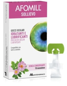 AFOMILL SOLLIEVO GOCCE OCULARI 10 FIALE DA 0,5 ML COLLIRIO