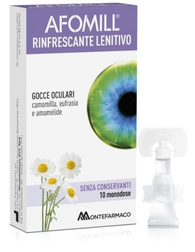 AFOMILL RINFRESCANTE SENZA CONSERVANTI 10 FIALE 0,5ML COLLIRIO