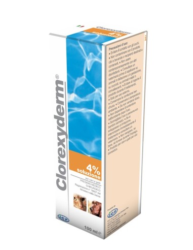 CLOREXYDERM SOLUZIONE 4% SCHIUMA PER ANIMALI 100 ML