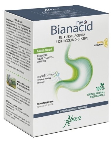 NEOBIANACID 20 BUSTINE LIMONE ANTIREFLUSSO