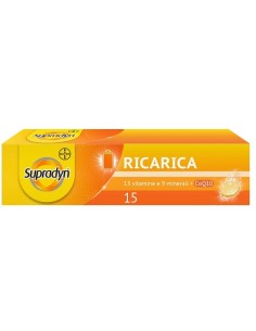 SUPRADYN RICARICA 15 COMPRESSE EFFERVESCENTI VITAMINE E SALI MINERALI