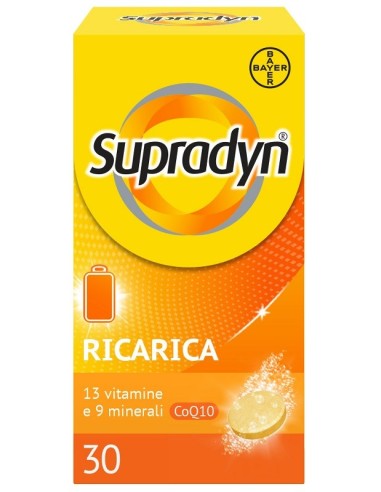 SUPRADYN RICARICA 30 COMPRESSE EFFERVESCENTI VITAMINE E MINERALI