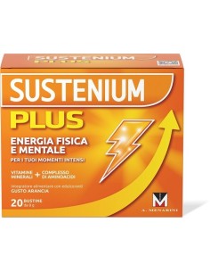 SUSTENIUM PLUS ARANCIA 20 BUSTINE VITAMINE E MINERALI