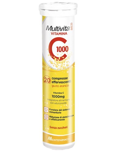 MULTIVITAMIX VITAMINA C 1000 20 COMPRESSE EFFERVESCENTI