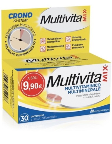 MULTIVITAMIX CRONO 30 COMPRESSE VITAMINE E MINERALI