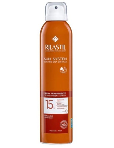 RILASTIL SUN SYSTEM TRANSPARENT SPRAY SPF15 200 ML
