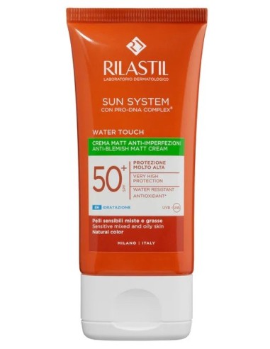 RILASTIL SUN SYSTEM WATER TOUCH MAT CREMA SPF50+ 50 ML