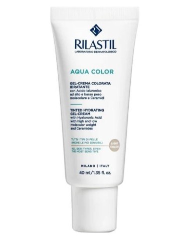 RILASTIL AQUA GEL CREMA COLORATA LIGHT 40ML