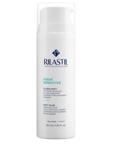 RILASTIL AQUA SENSITIVE FLUIDO MATTIFICANTE 40 ML