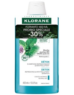 KLORANE SHAMPOO MENTA ACQUATICA USO FREQUENTE 400 ML